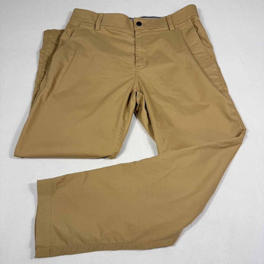 Nike Dri-FIT Golf Pants 32x30 Khaki Tan Standard Fit Chinos Athleisure Classic